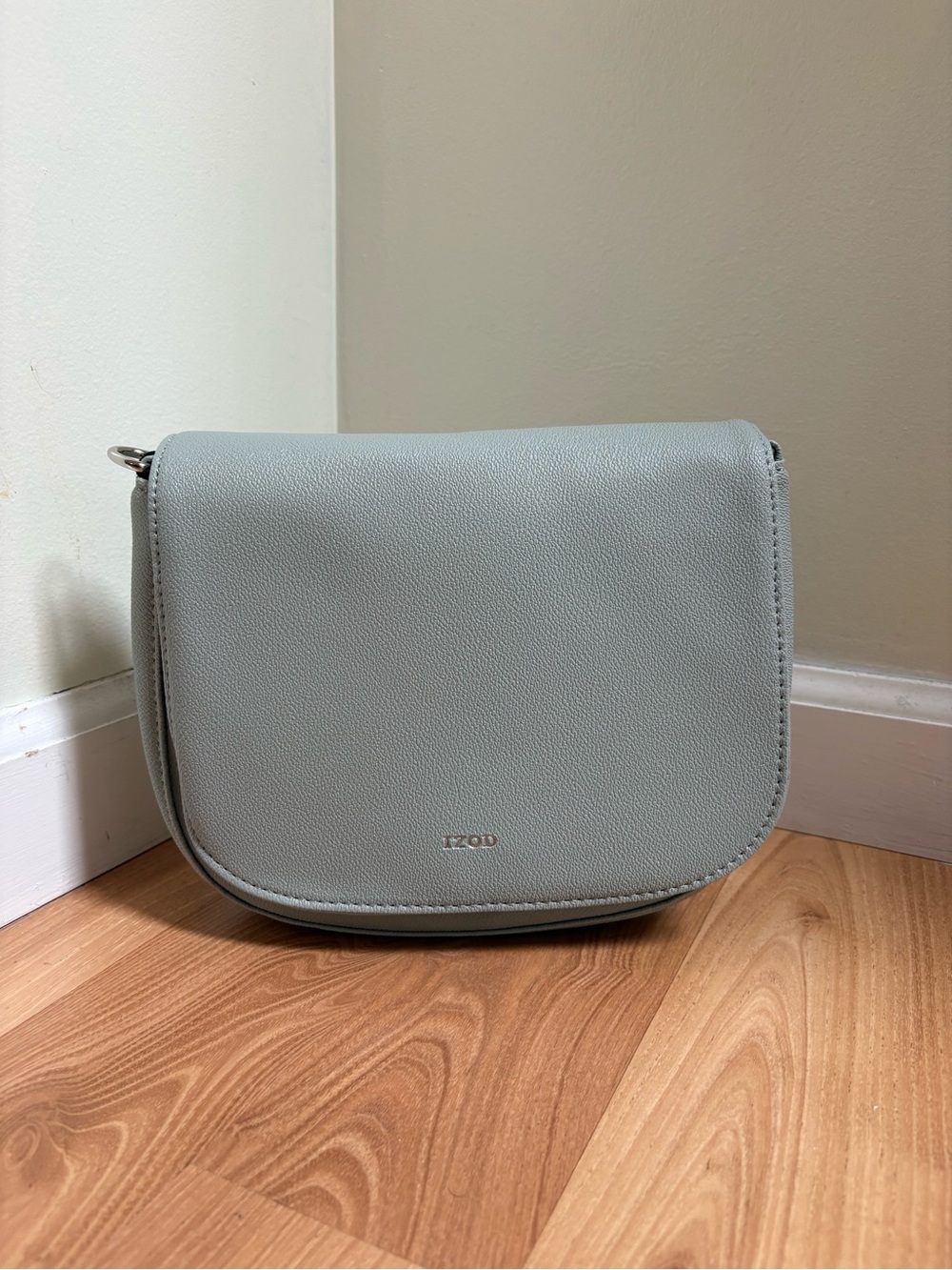 Izod Women's Mint Pebbled Crossbody Bag